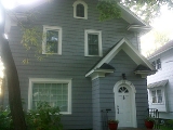 Front picture of a house painting project