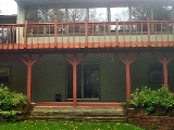 Front of deck staining house painting