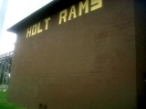 Holt Rams field house exterior painting project