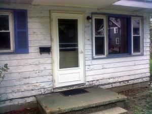 Before image of a Lansing Michigan area home painting project